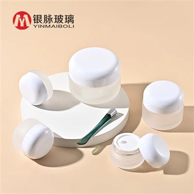 ขวดแก้วเปล่าครีม